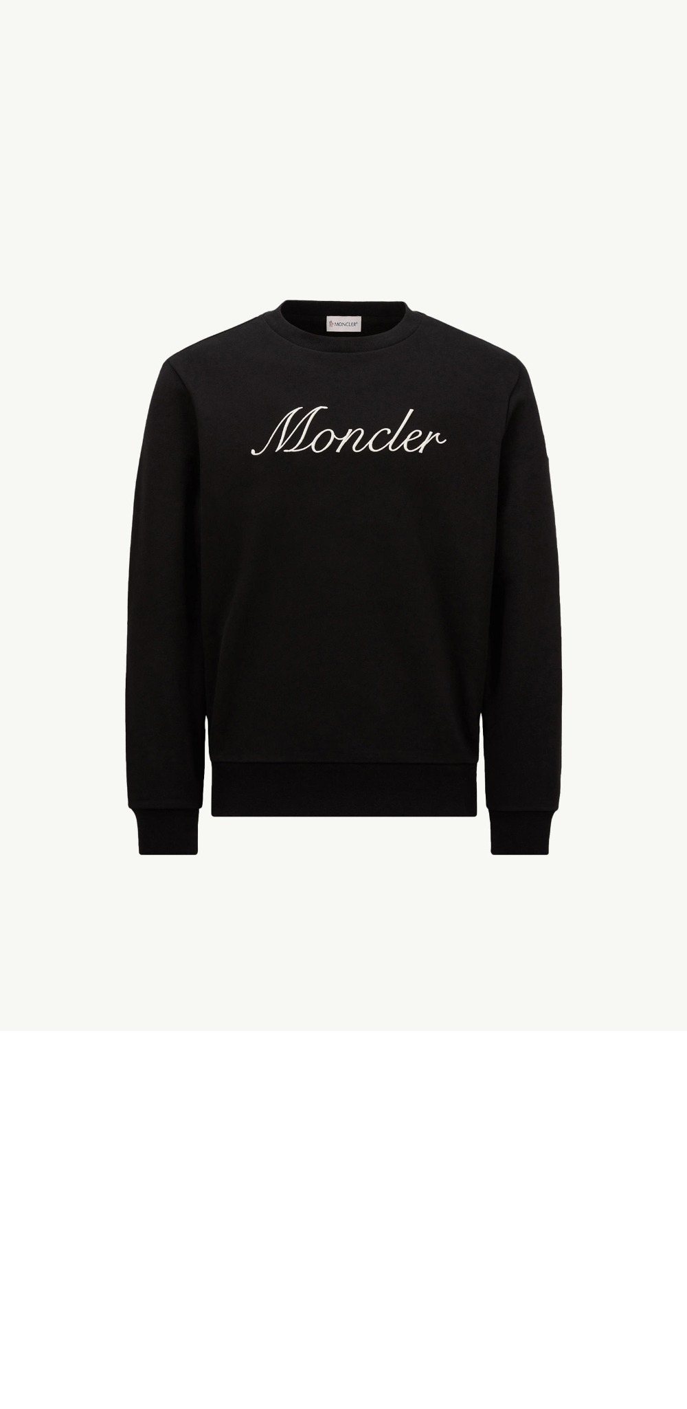 미러급레플리카사이트 | 명품레플리카 전문 쇼핑몰  | 퍼스트원 - 자수 로고 코튼 스웨트셔츠 > 몽클레어