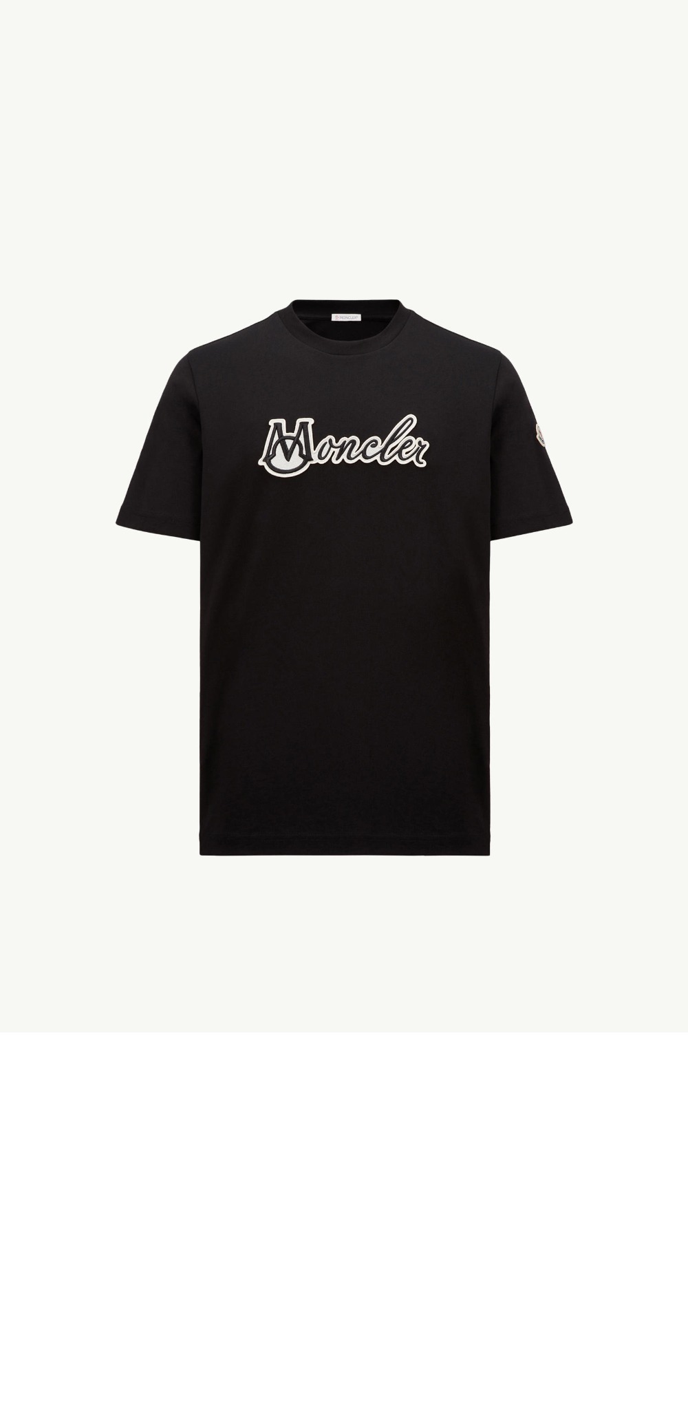 미러급레플리카사이트 | 명품레플리카 전문 쇼핑몰  | 퍼스트원 - 자수 바시티 로고 코튼 티셔츠 > 몽클레어