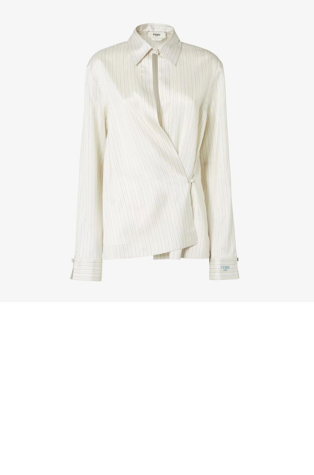 미러급레플리카사이트 | 명품레플리카 전문 쇼핑몰  | 퍼스트원 - 줄무늬 실크 셔츠 > 펜디