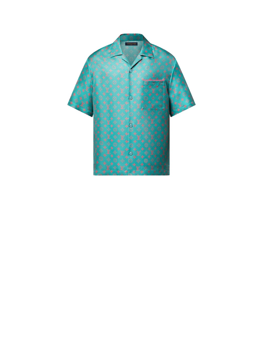 미러급레플리카사이트 | 명품레플리카 전문 쇼핑몰  | 퍼스트원 - 모노그램 쇼트 슬리브드 실크 셔츠 > 루이비통