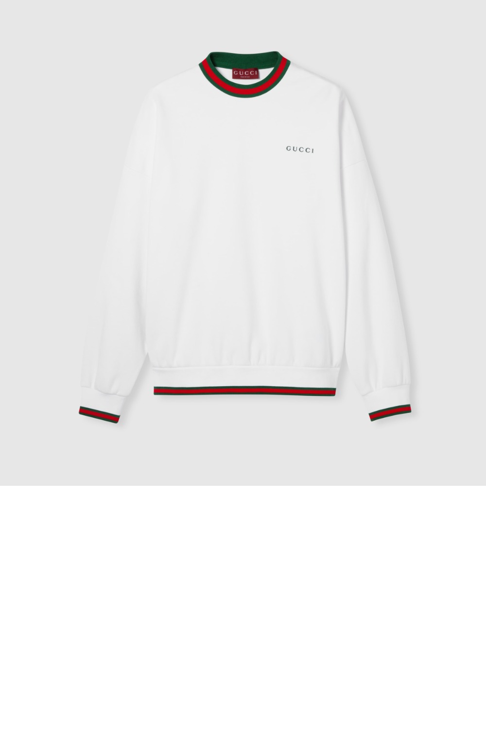 미러급레플리카사이트 | 명품레플리카 전문 쇼핑몰  | 퍼스트원 - 웨빙 피케 스웨트셔츠 > 구찌