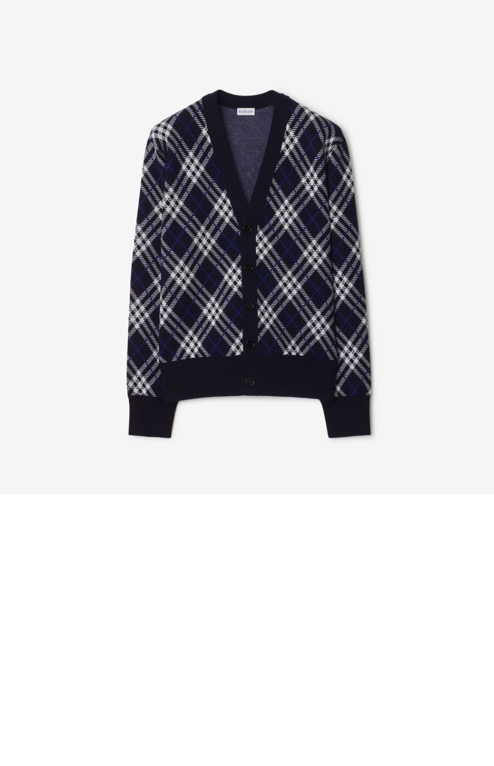 미러급레플리카사이트 | 명품레플리카 전문 쇼핑몰  | 퍼스트원 - 체크 울 블렌드 카디건 > 버버리