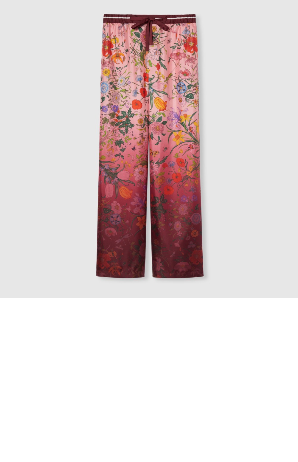 미러급레플리카사이트 | 명품레플리카 전문 쇼핑몰  | 퍼스트원 - 프린트 실크 팬츠 > 구찌