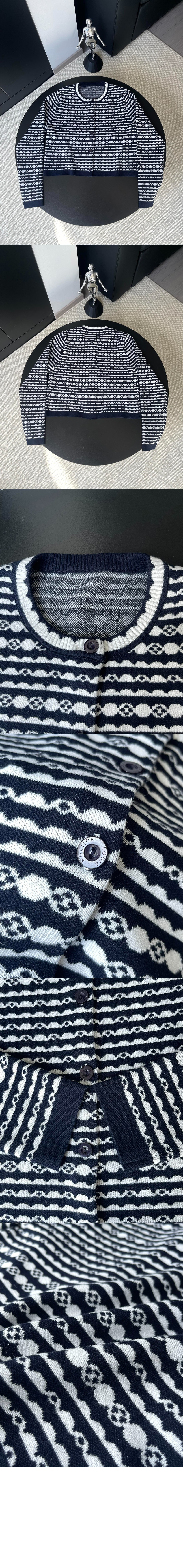 미러급레플리카사이트 | 명품레플리카 전문 쇼핑몰  | 퍼스트원 - 스캘럽 스트라이프 가디건 > 루이비통