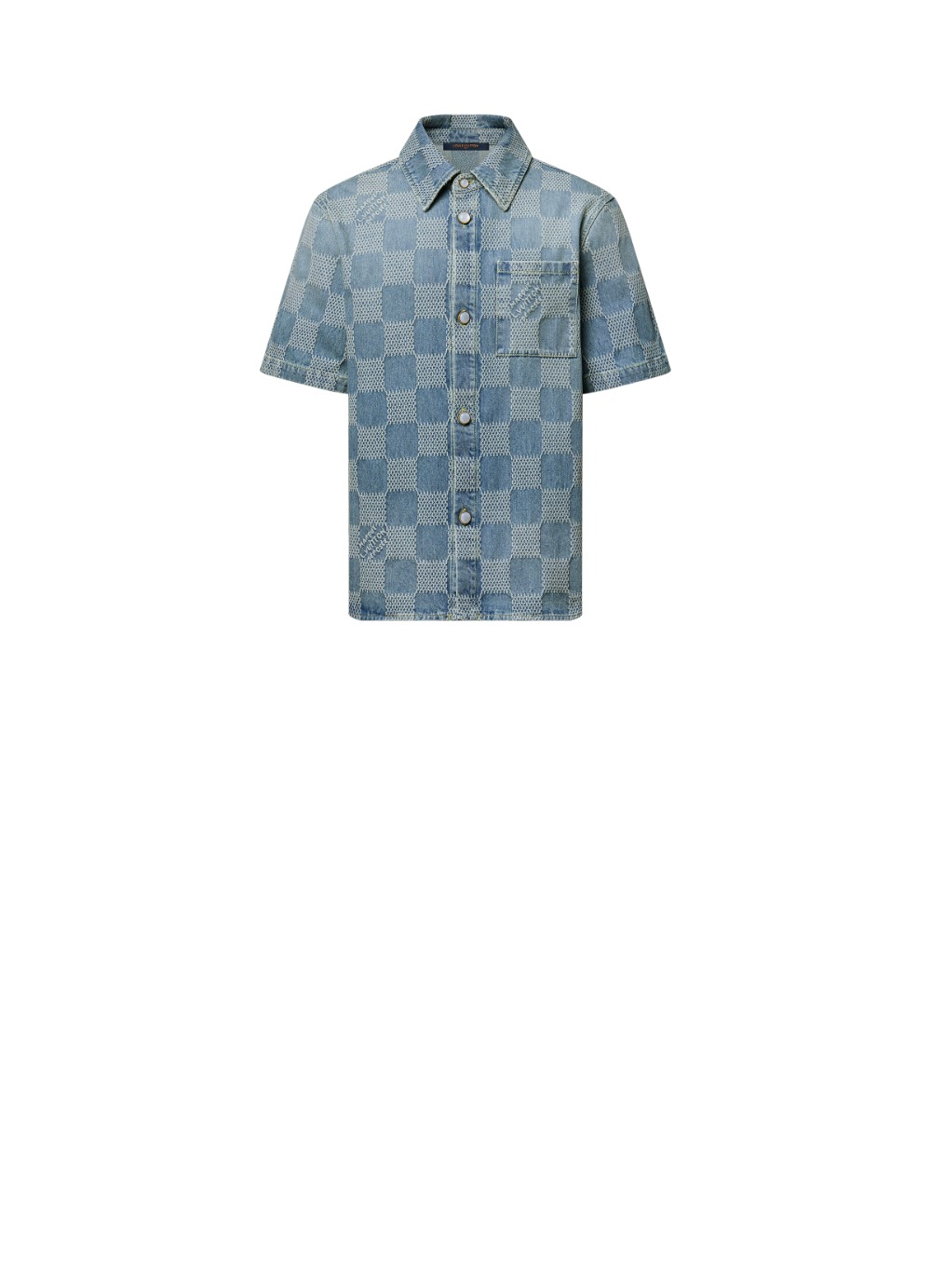 미러급레플리카사이트 | 명품레플리카 전문 쇼핑몰  | 퍼스트원 - 다미에 3D 라이트 데님 쇼트 슬리브드 셔츠 > 루이비통