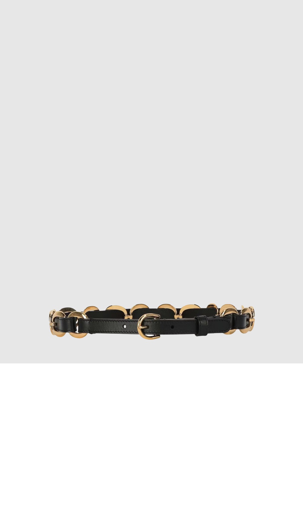 미러급레플리카사이트 | 명품레플리카 전문 쇼핑몰  | 퍼스트원 - 체인 디테일 가죽 벨트 620688 > 구찌