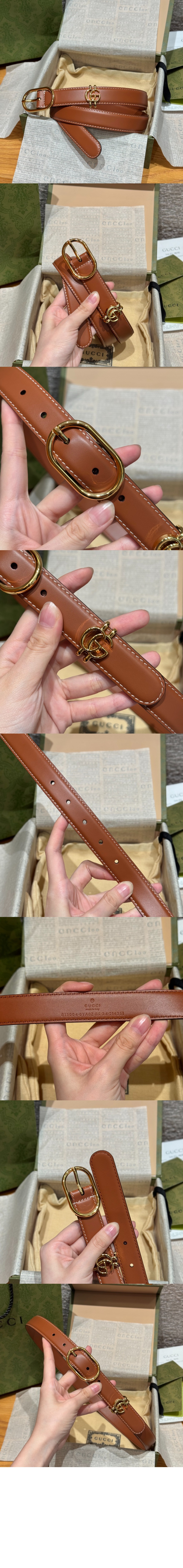 미러급레플리카사이트 | 명품레플리카 전문 쇼핑몰  | 퍼스트원 - 타원형 버클 벨트 ‎813004 > 구찌