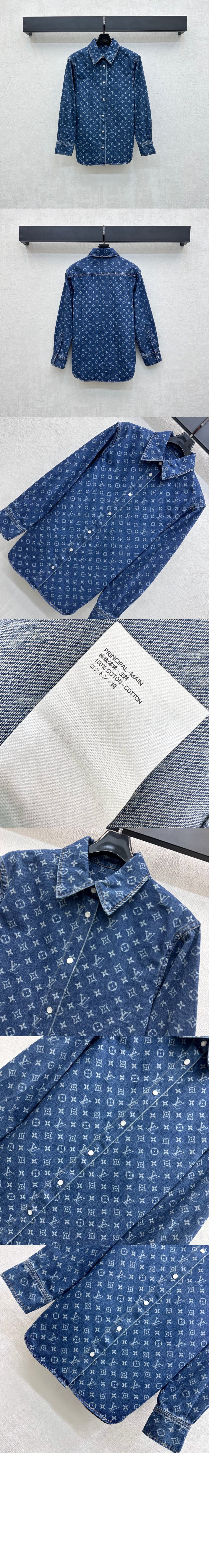 미러급레플리카사이트 | 명품레플리카 전문 쇼핑몰  | 퍼스트원 - 모노그램 데님 셔츠 > 루이비통