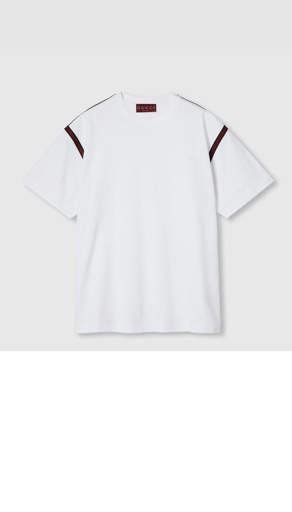 미러급레플리카사이트 | 명품레플리카 전문 쇼핑몰  | 퍼스트원 - 웹 코튼 저지 티셔츠 > 구찌