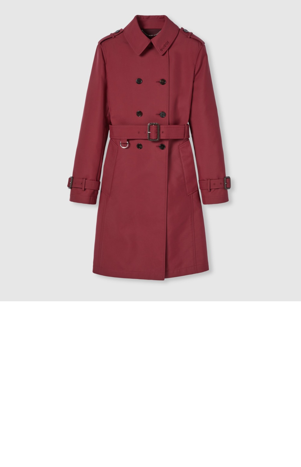 미러급레플리카사이트 | 명품레플리카 전문 쇼핑몰  | 퍼스트원 - 더블 개버딘 트렌치 코트 > 구찌