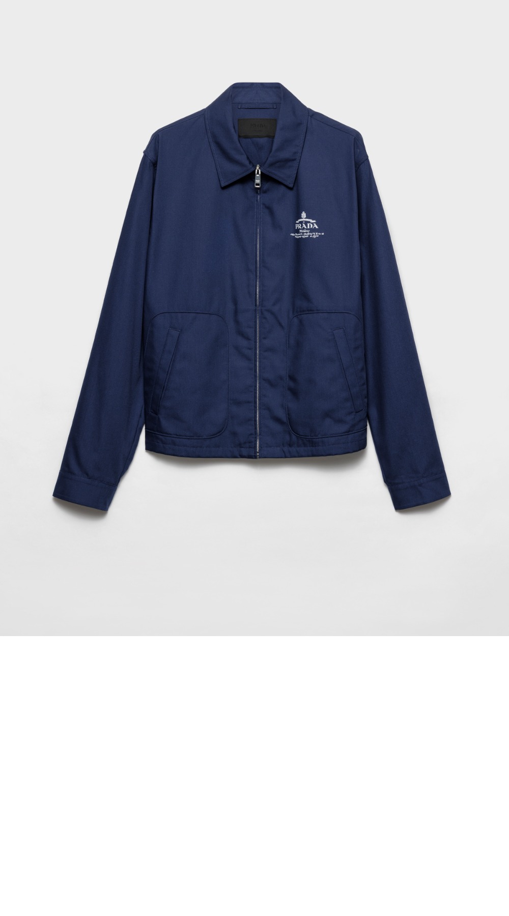 미러급레플리카사이트 | 명품레플리카 전문 쇼핑몰  | 퍼스트원 - 코튼 혼방 블루종 재킷 > 프라다