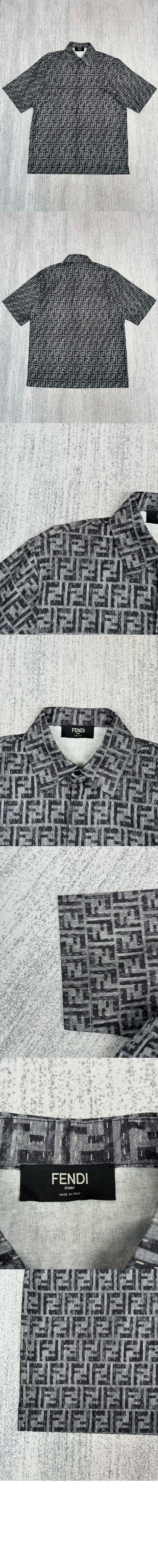 미러급레플리카사이트 | 명품레플리카 전문 쇼핑몰  | 퍼스트원 - 탑스티치 블루 FF 데님 셔츠 > 펜디