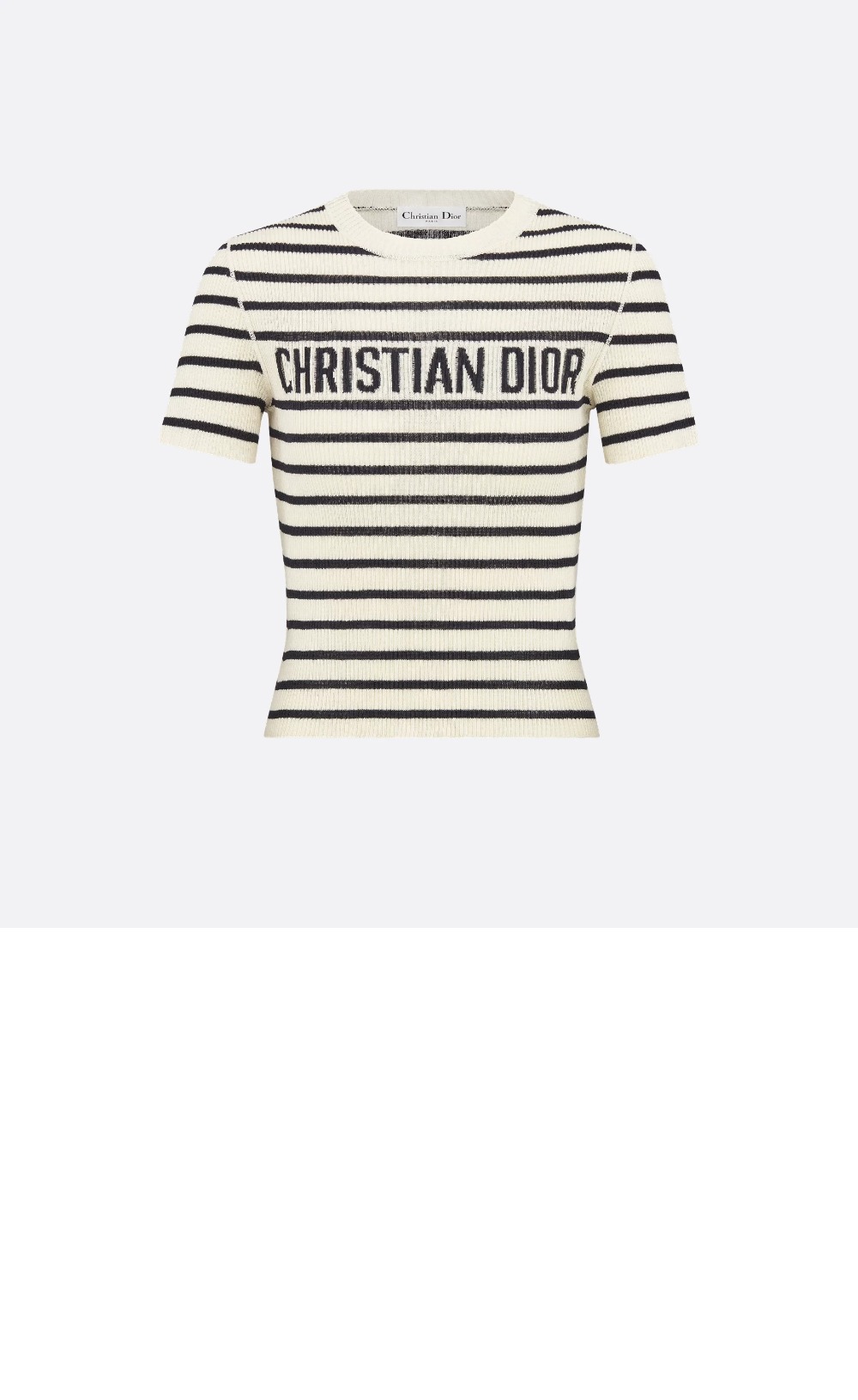 미러급레플리카사이트 | 명품레플리카 전문 쇼핑몰  | 퍼스트원 - Dioriviera 크롭 반소매 스웨터 > 디올