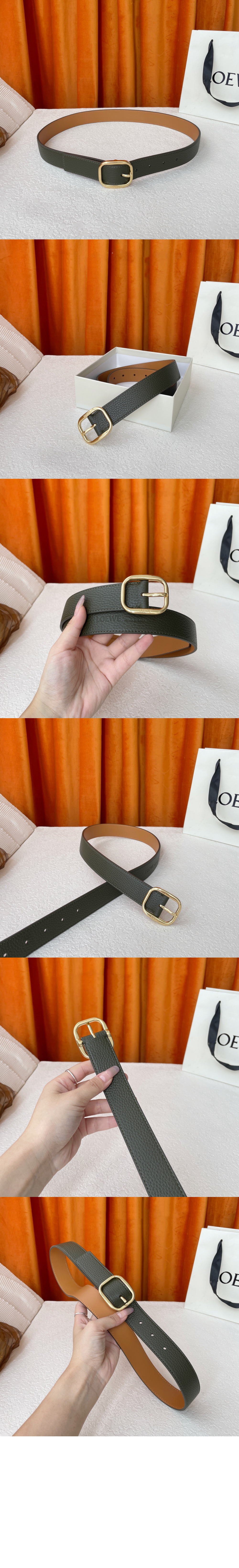 미러급레플리카사이트 | 명품레플리카 전문 쇼핑몰  | 퍼스트원 - 송아지 가죽 원형 벨트 > 로에베