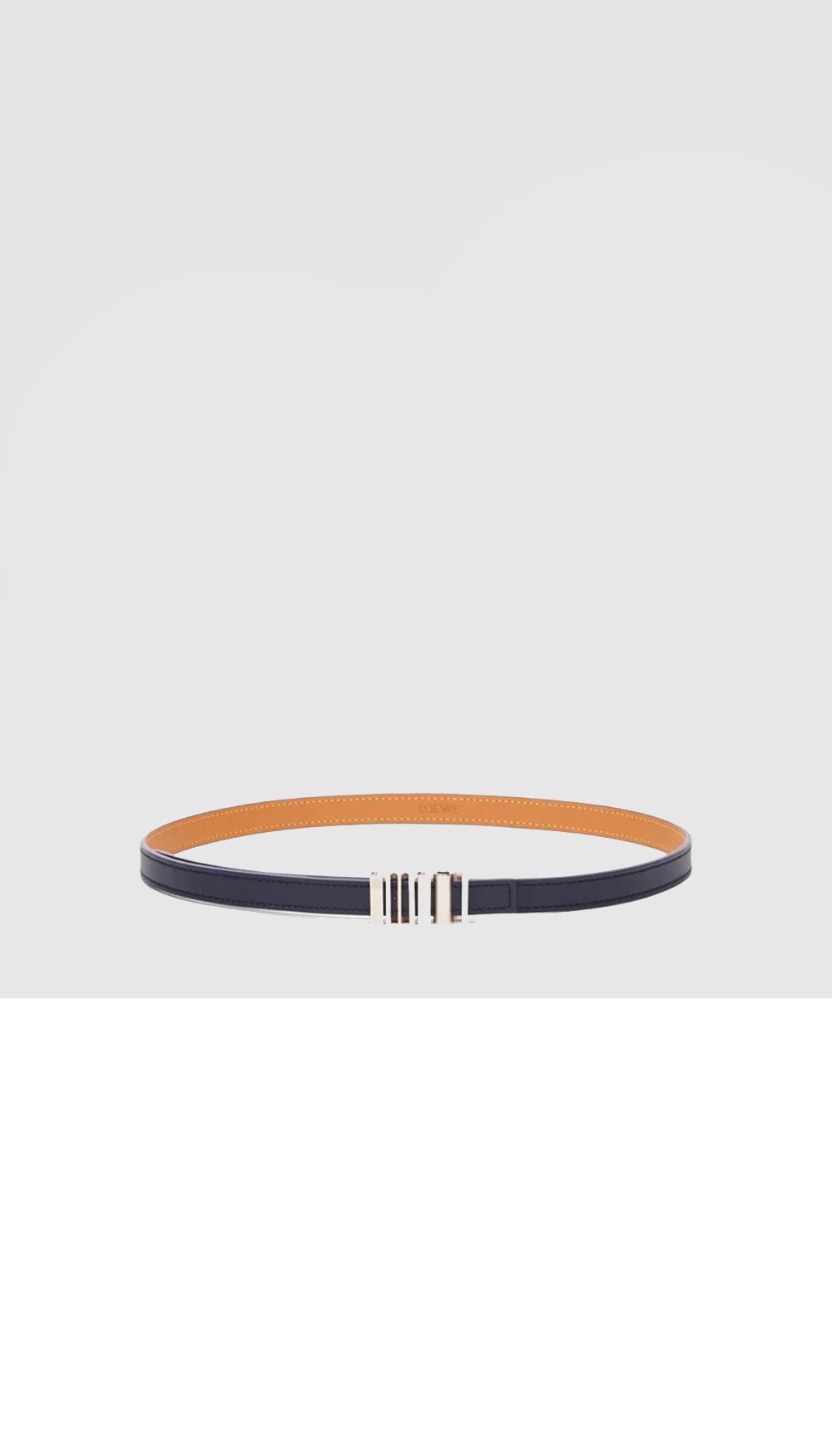 미러급레플리카사이트 | 명품레플리카 전문 쇼핑몰  | 퍼스트원 - 클래식 송아지 가죽의 둥근 소프트 벨트 > 로에베