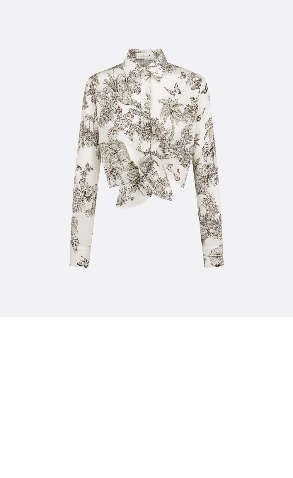 미러급레플리카사이트 | 명품레플리카 전문 쇼핑몰  | 퍼스트원 - Dioriviera 타이 크롭 블라우스 > 디올