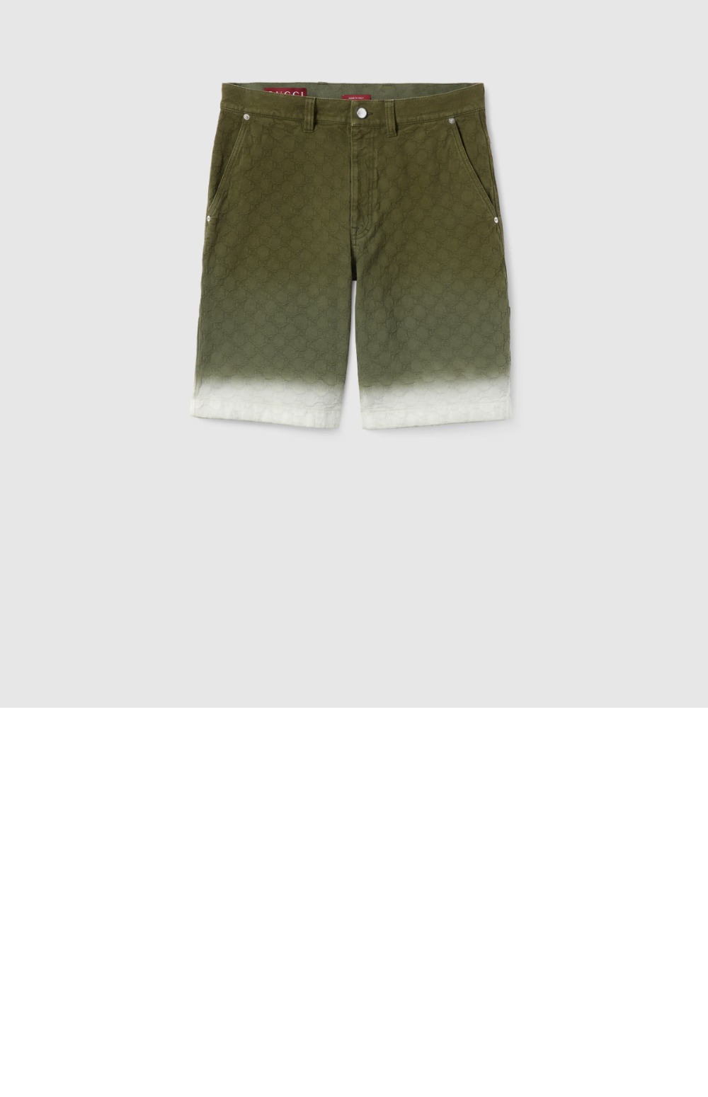 미러급레플리카사이트 | 명품레플리카 전문 쇼핑몰  | 퍼스트원 - 표백 GG 코튼 데님 자카드 반바지 > 구찌