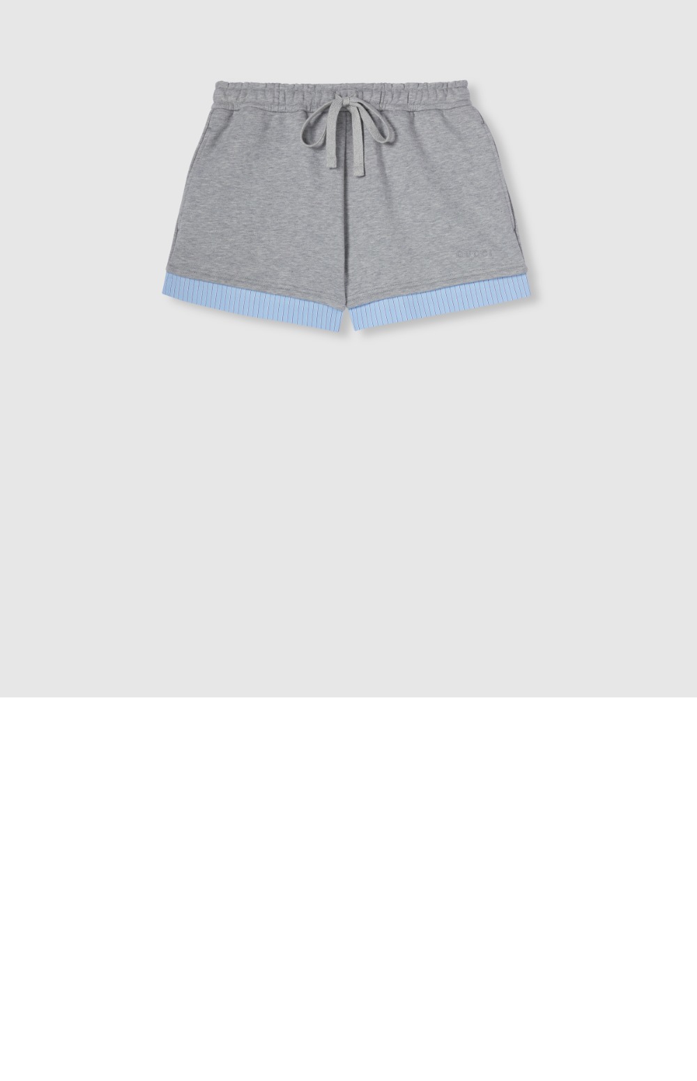 미러급레플리카사이트 | 명품레플리카 전문 쇼핑몰  | 퍼스트원 - 자수가 들어간 코튼 저지 반바지 > 구찌