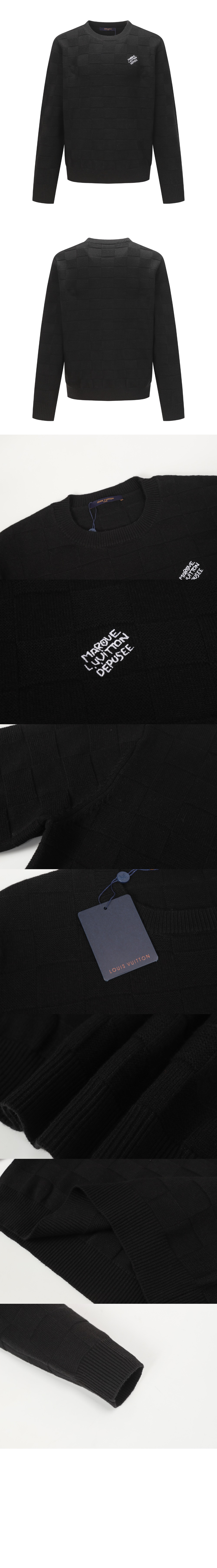 미러급레플리카사이트 | 명품레플리카 전문 쇼핑몰  | 퍼스트원 - 프린트 크루넥 니트 긴팔 스웨터 > 루이비통