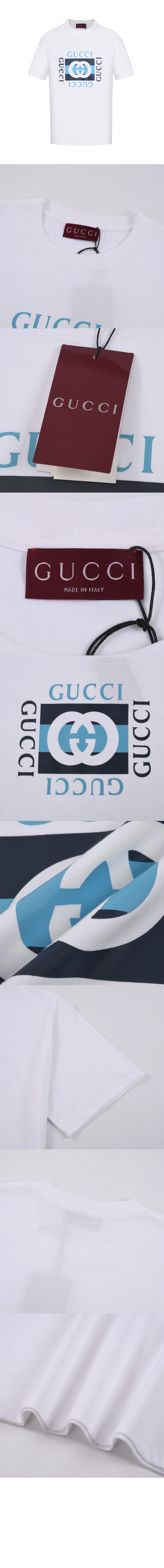 미러급레플리카사이트 | 명품레플리카 전문 쇼핑몰  | 퍼스트원 - 프린트 코튼 저지 티셔츠 > 구찌