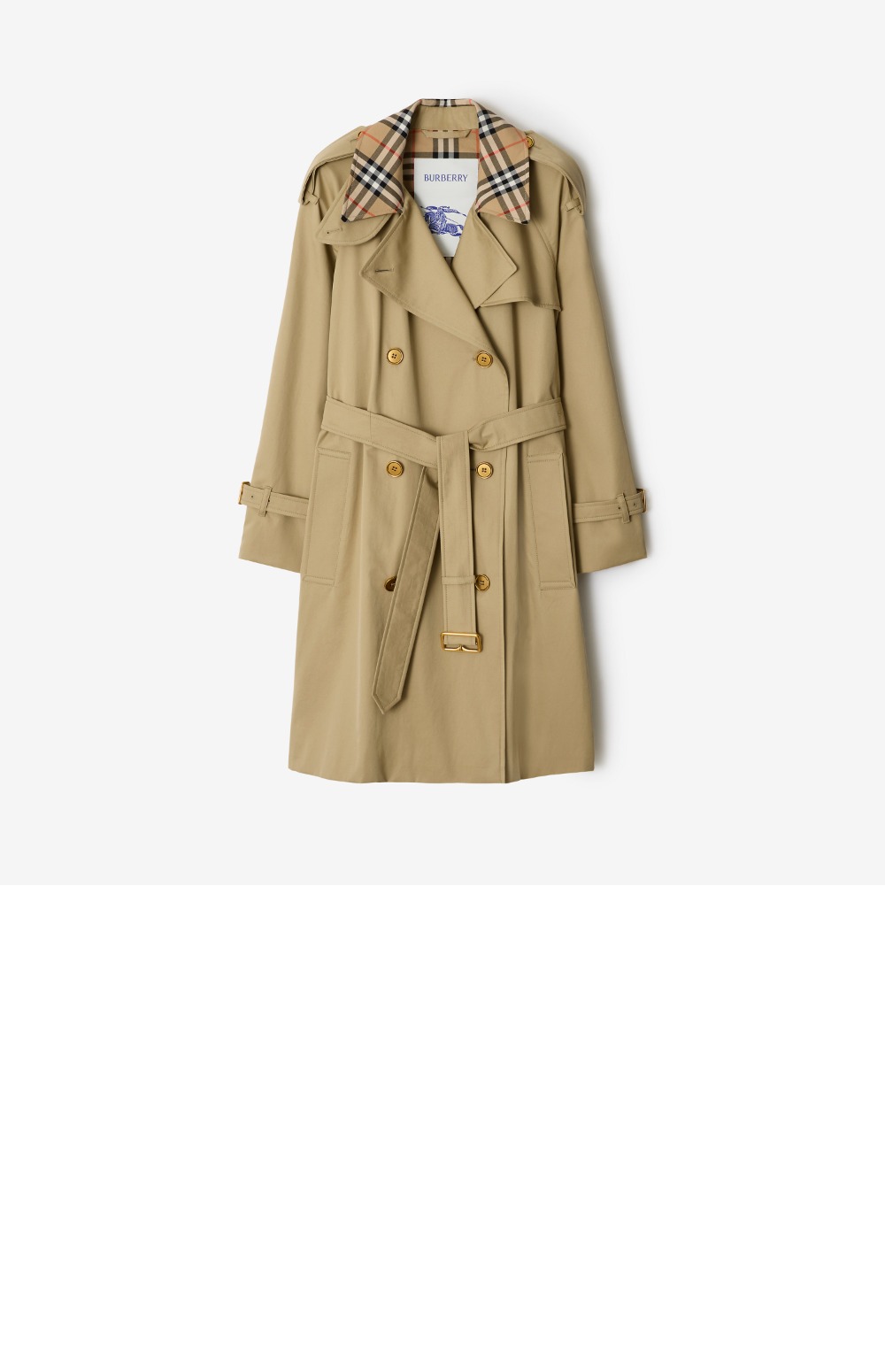 미러급레플리카사이트 | 명품레플리카 전문 쇼핑몰  | 퍼스트원 - 미드 렝스 체크 칼라 캐슬포드 트렌치코트 > 버버리