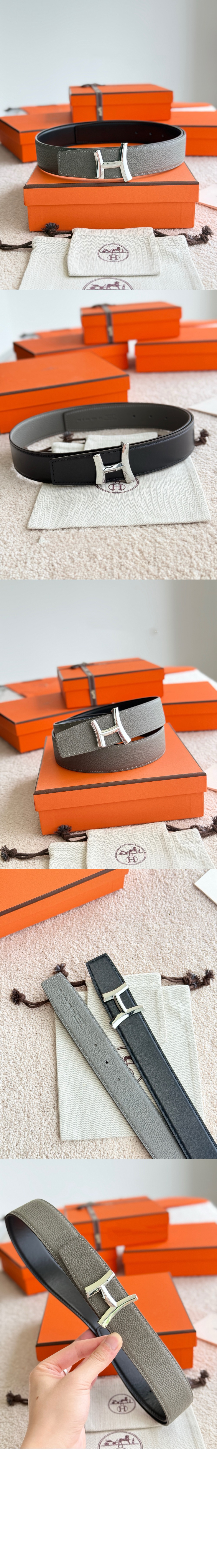 미러급레플리카사이트 | 명품레플리카 전문 쇼핑몰  | 퍼스트원 - 버클 및 리버서블 가죽 스트랩 벨트 > 에르메스