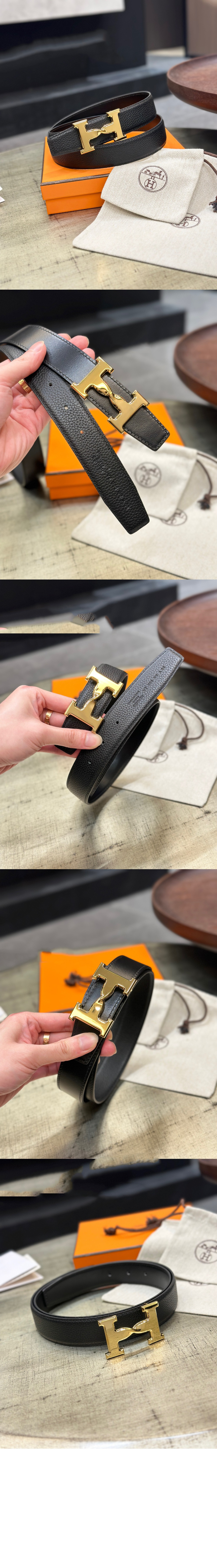 미러급레플리카사이트 | 명품레플리카 전문 쇼핑몰  | 퍼스트원 - 에이치트위스트 버클 양면 가죽 벨트 > 에르메스