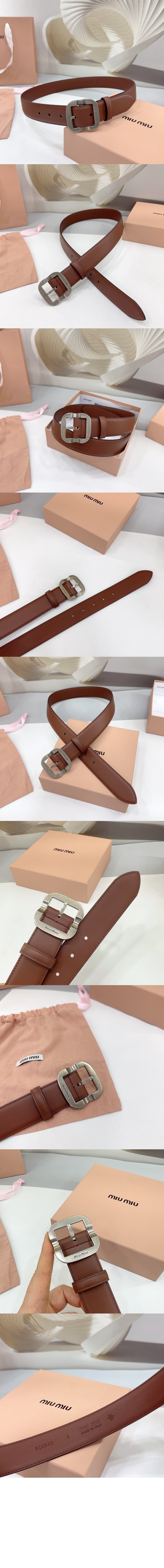 미러급레플리카사이트 | 명품레플리카 전문 쇼핑몰  | 퍼스트원 - 가죽 벨트 5CC663 > 미우미우
