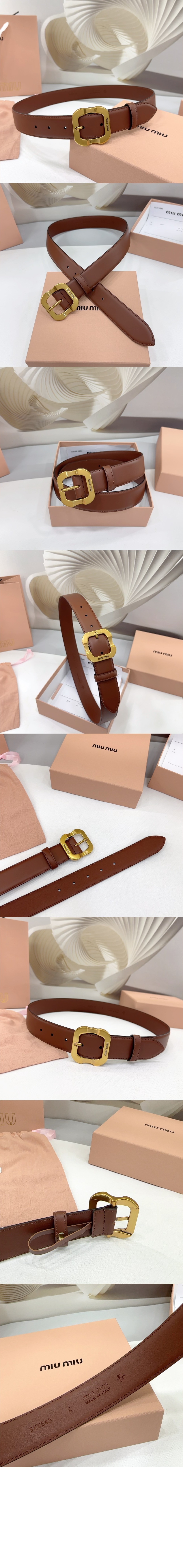 미러급레플리카사이트 | 명품레플리카 전문 쇼핑몰  | 퍼스트원 - 가죽 벨트 5CC663 > 미우미우