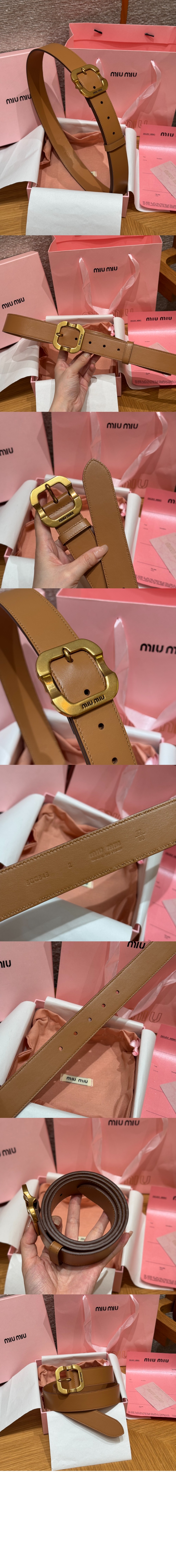 미러급레플리카사이트 | 명품레플리카 전문 쇼핑몰  | 퍼스트원 - 가죽 벨트 5CC663 > 미우미우