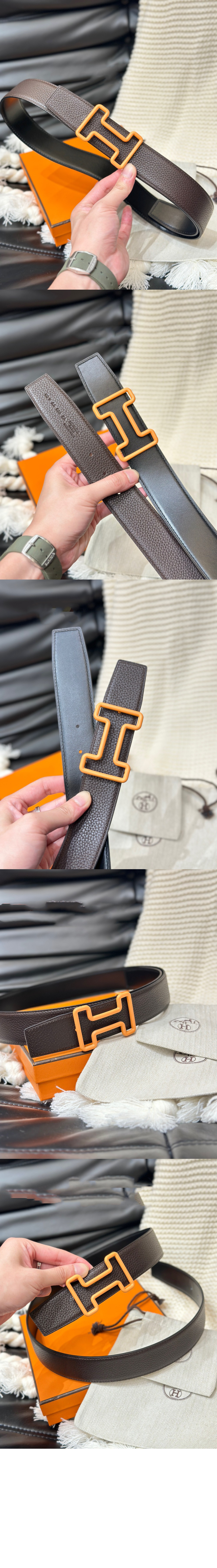 미러급레플리카사이트 | 명품레플리카 전문 쇼핑몰  | 퍼스트원 - Tonight Color 벨트 버클 리버서블 가죽 스트랩 > 에르메스