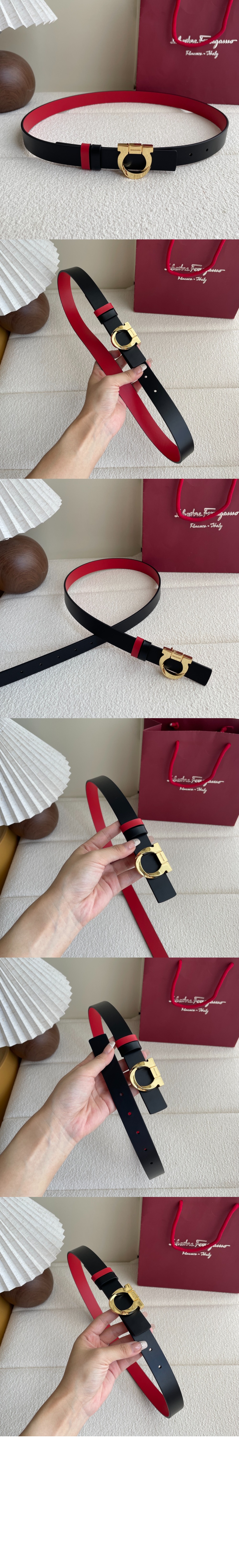 미러급레플리카사이트 | 명품레플리카 전문 쇼핑몰  | 퍼스트원 - 간치니 장식 리버서블 가죽 벨트 771138 > 페레가모