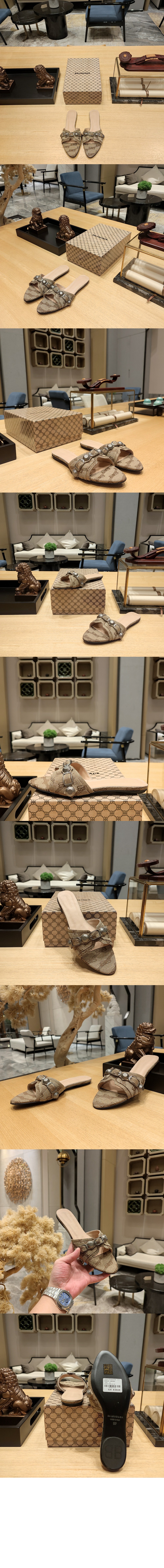 미러급레플리카사이트 | 명품레플리카 전문 쇼핑몰  | 퍼스트원 - 로고패턴 자카드 샌들 브라운 707368 > 발렌시아가