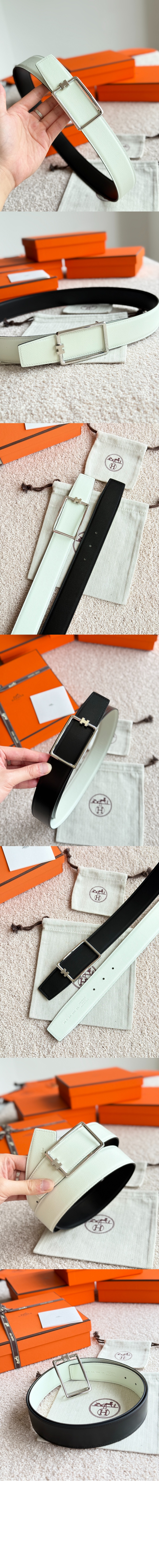 미러급레플리카사이트 | 명품레플리카 전문 쇼핑몰  | 퍼스트원 - Tube H 벨트 버클 리버서블 가죽 스트랩 > 에르메스
