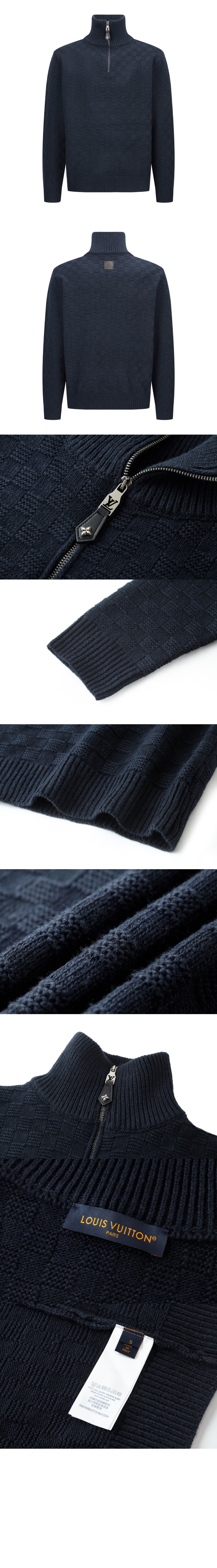 미러급레플리카사이트 | 명품레플리카 전문 쇼핑몰  | 퍼스트원 - 캐시미어 울 블렌드 하프 집 풀오버 > 루이비통