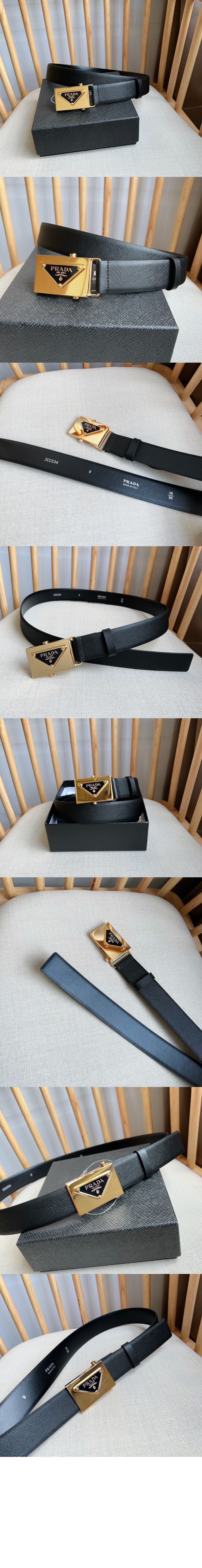 미러급레플리카사이트 | 명품레플리카 전문 쇼핑몰  | 퍼스트원 - 사피아노 가죽 벨트 2CM256 > 프라다