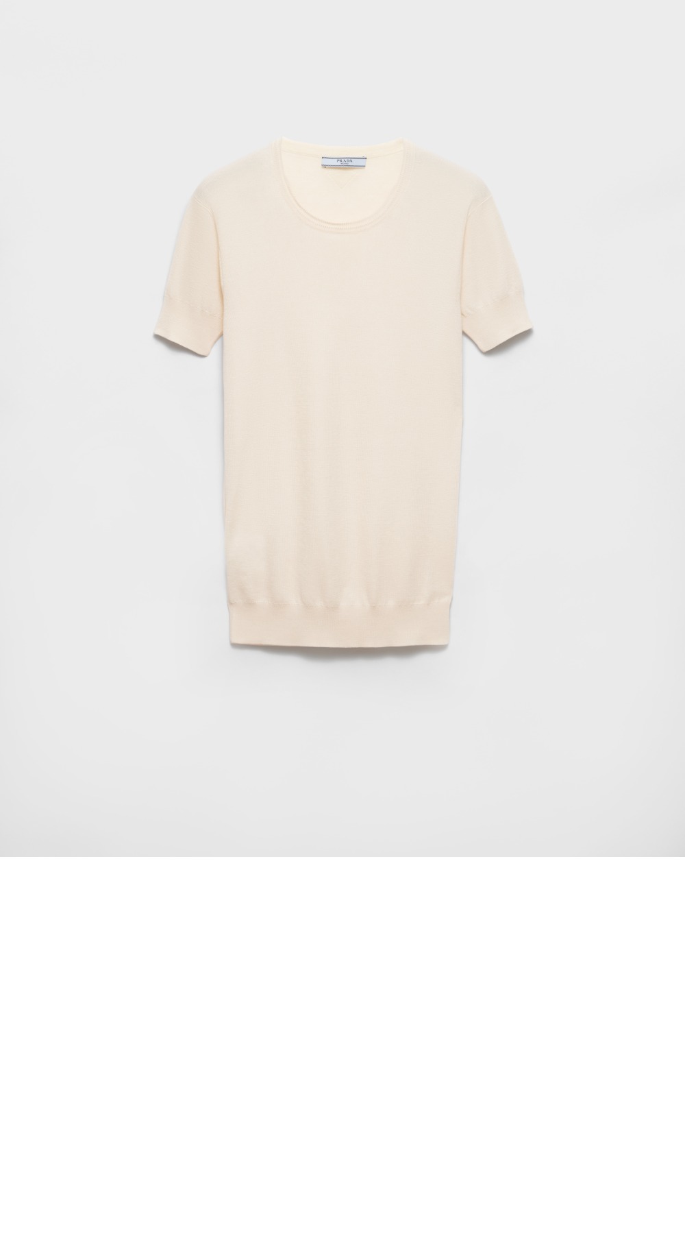 미러급레플리카사이트 | 명품레플리카 전문 쇼핑몰  | 퍼스트원 - 실크와 코튼 크루넥 스웨터 > 프라다