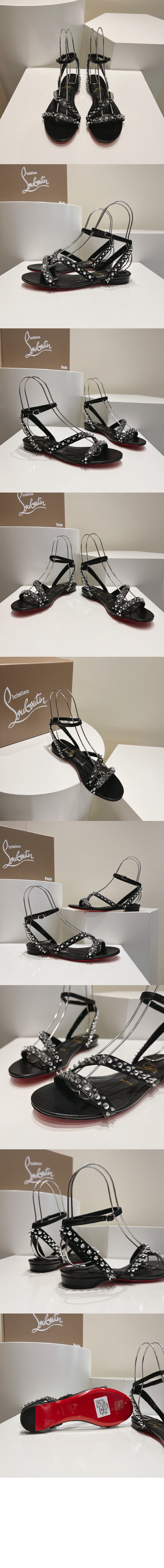 미러급레플리카사이트 | 명품레플리카 전문 쇼핑몰  | 퍼스트원 - 스터드 플랫 샌들 3220806 > 루부탱