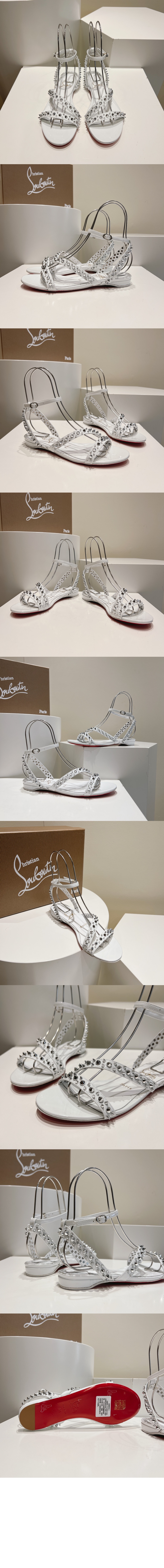 미러급레플리카사이트 | 명품레플리카 전문 쇼핑몰  | 퍼스트원 - 스터드 플랫 샌들 3220806 > 루부탱