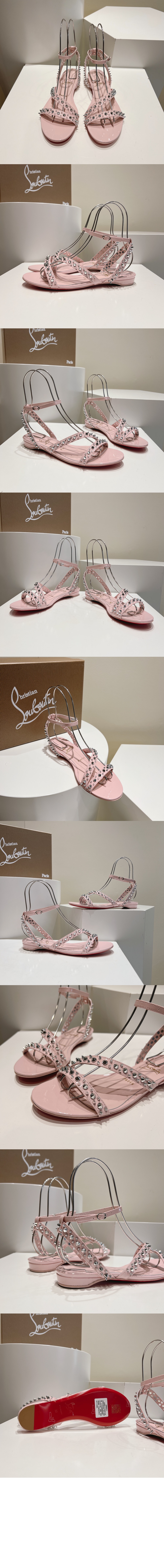 미러급레플리카사이트 | 명품레플리카 전문 쇼핑몰  | 퍼스트원 - 스터드 플랫 샌들 3220806 > 루부탱