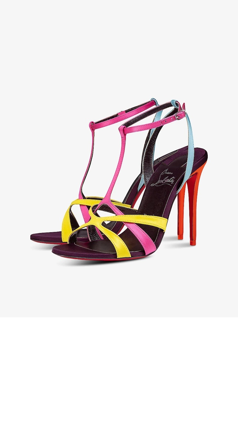 미러급레플리카사이트 | 명품레플리카 전문 쇼핑몰  | 퍼스트원 - 실크 힐 샌들 1240553 > 루부탱