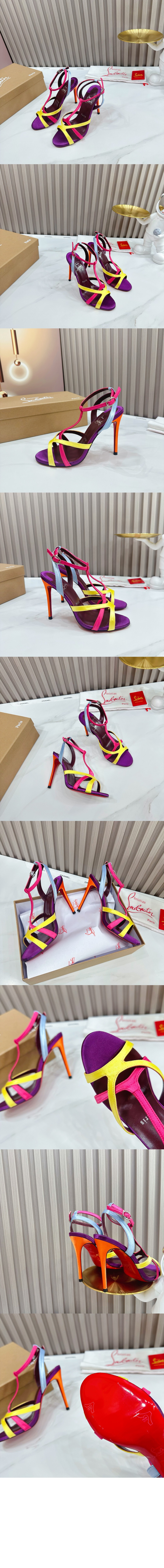 미러급레플리카사이트 | 명품레플리카 전문 쇼핑몰  | 퍼스트원 - 실크 힐 샌들 1240553 > 루부탱