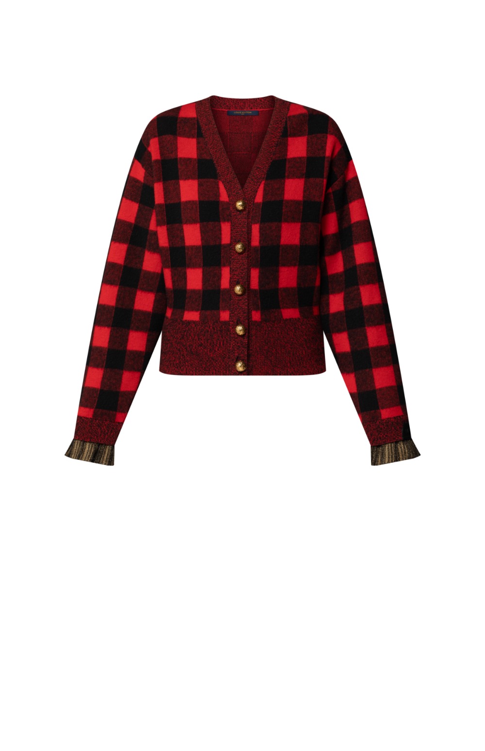 미러급레플리카사이트 | 명품레플리카 전문 쇼핑몰  | 퍼스트원 - 그래픽 체크 니트 카디건 > 루이비통