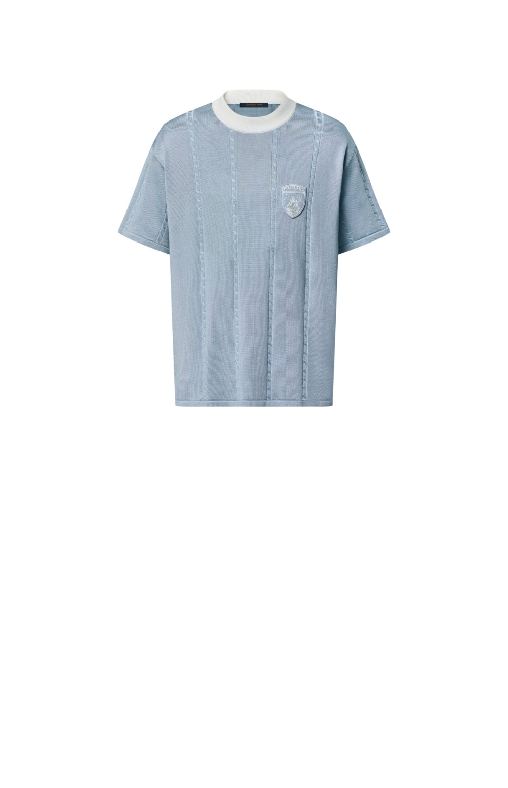 미러급레플리카사이트 | 명품레플리카 전문 쇼핑몰  | 퍼스트원 - 실크 코튼 반팔 크루넥 > 루이비통