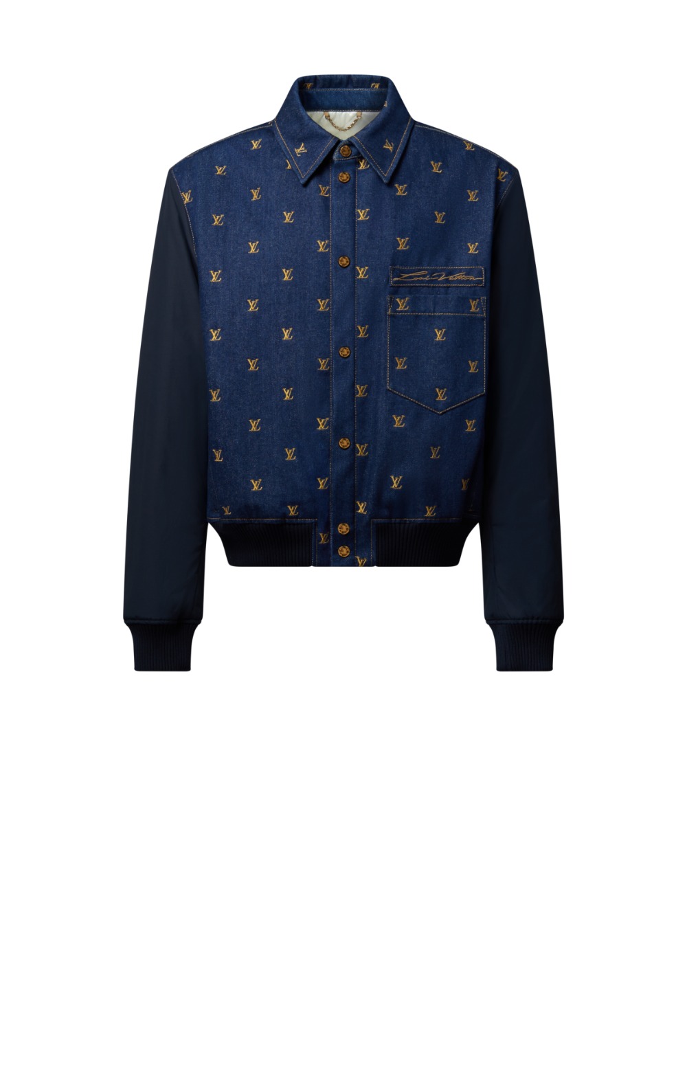 미러급레플리카사이트 | 명품레플리카 전문 쇼핑몰  | 퍼스트원 - 업사이클 데님 바시티 재킷 > 루이비통