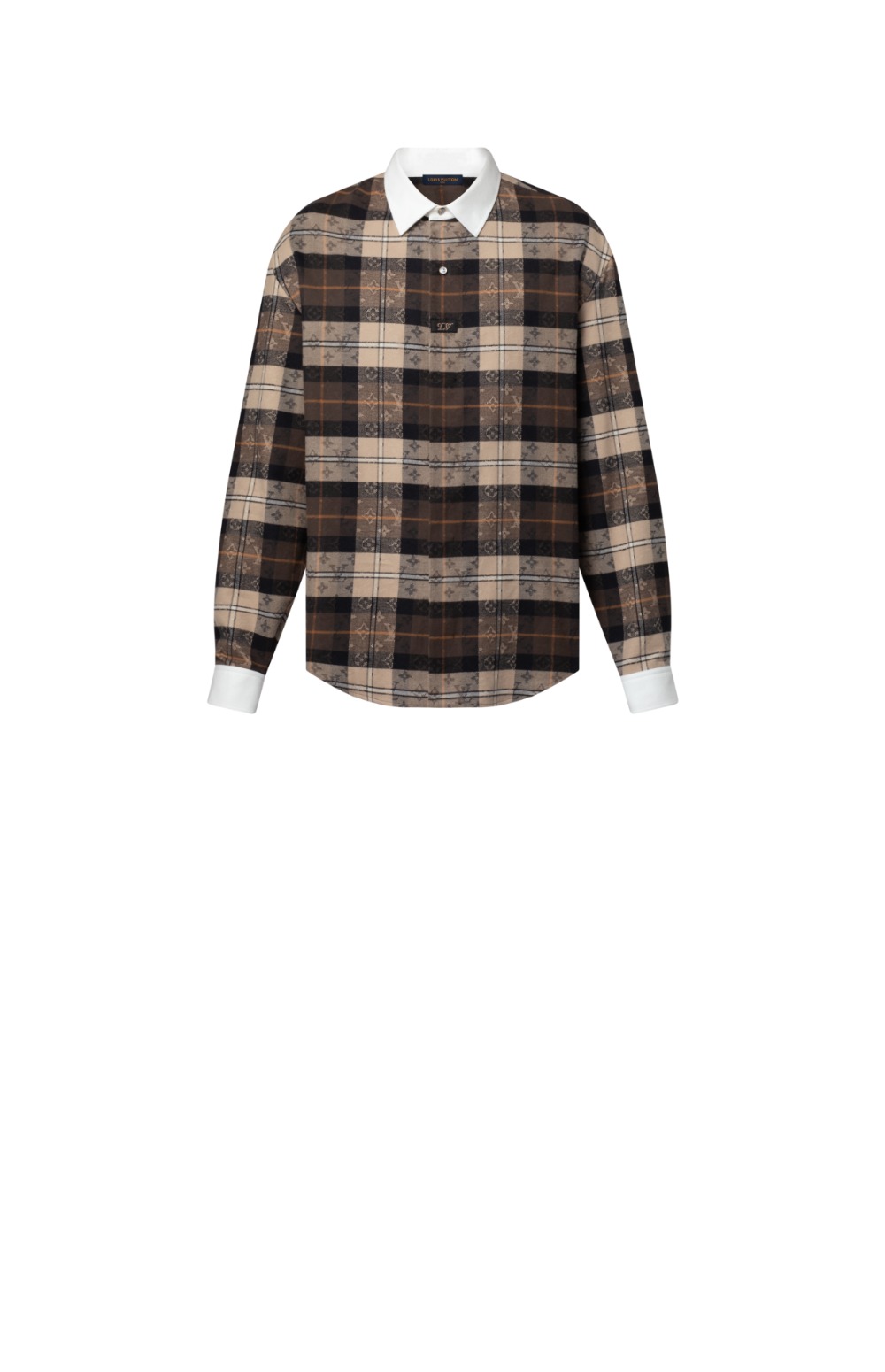 미러급레플리카사이트 | 명품레플리카 전문 쇼핑몰  | 퍼스트원 - 모노그램 플란넬 롱 슬리브드 폴로 셔츠 > 루이비통