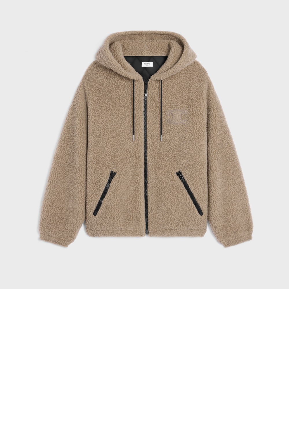 미러급레플리카사이트 | 명품레플리카 전문 쇼핑몰  | 퍼스트원 - 후드 재킷 울 코튼 플리스 > 셀린느