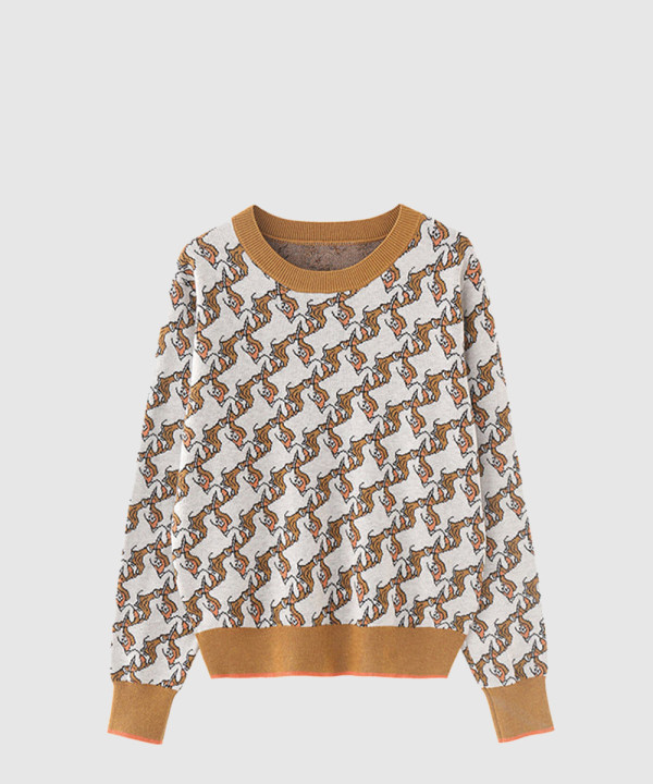 빌리엘 패턴 니트