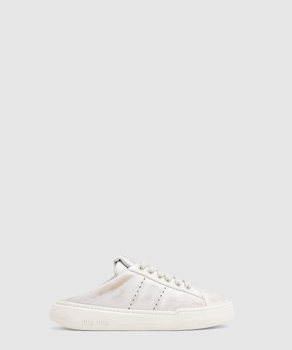 블리치드 가죽 스니커즈 5E915D