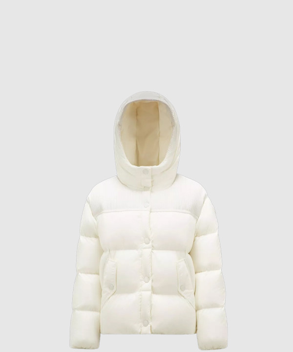 로고 쇼트 패딩